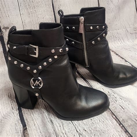 preston bootie michael kors|Preston Studded Leather Ankle Boot .